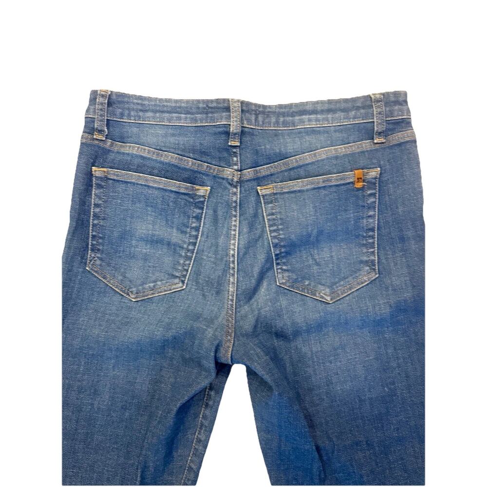 Joe's Jeans Womens Size 32 Blue Denim Straight Leg Flat Front Destructed Hem - Picture 7 of 10